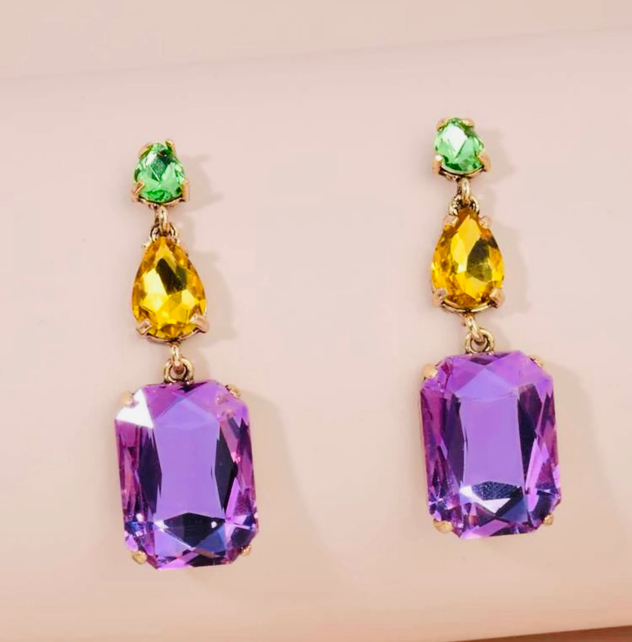 Baby Purple Jazzy Earrings