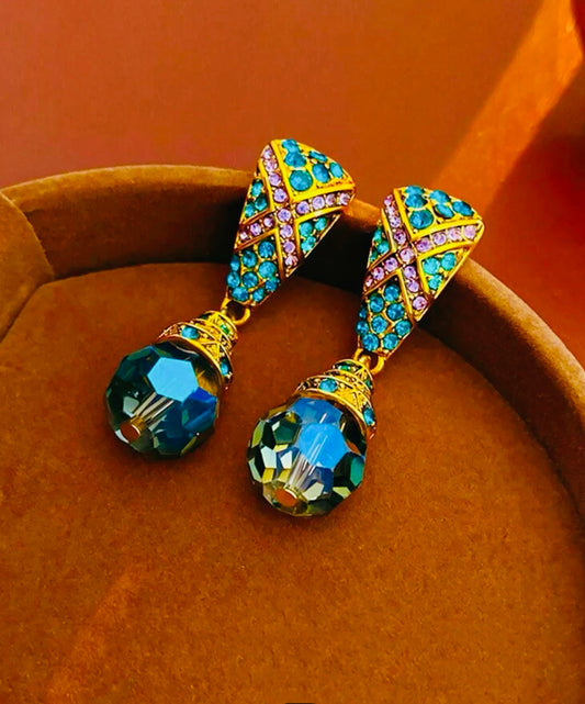 Aqua Egyptian Earrings